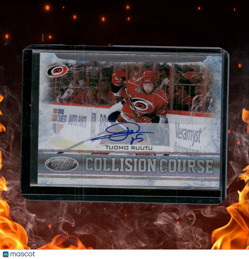 2011-12 Panini Certified Tuomo Ruutu Collision Course Auto 026/100