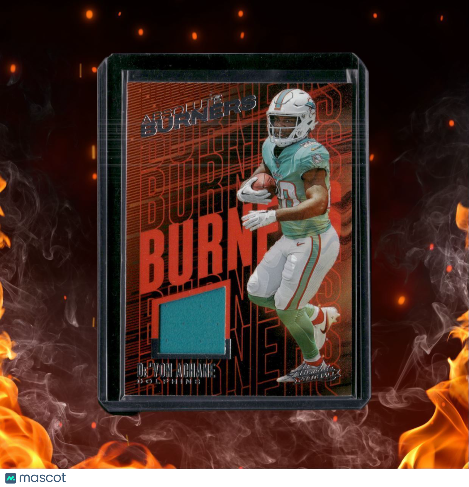 2023 Panini Absolute De'Von Achane Absolute Burners Jersey Rookie #AB-7