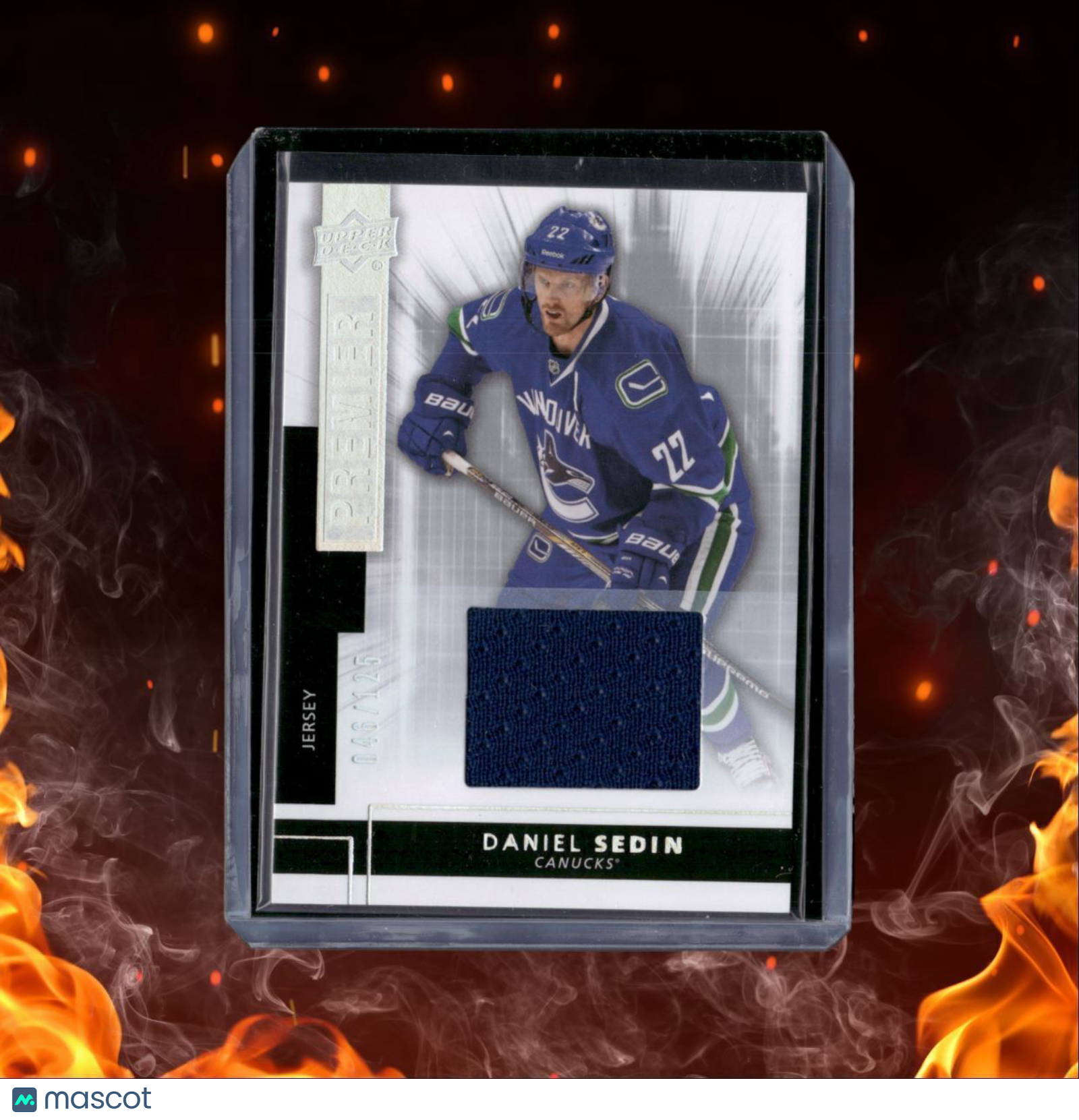 2014-15 Upper Deck Premier Daniel Sedin Jersey #11