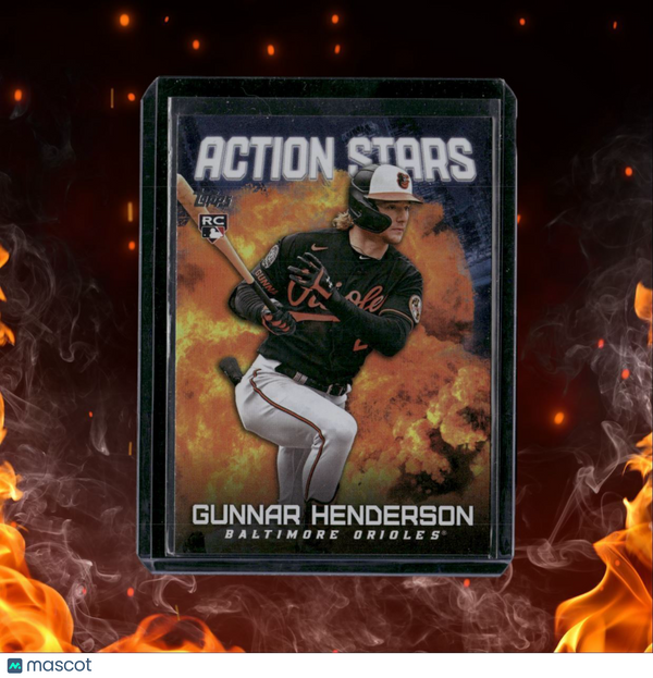 2023 Topps Update Gunnar Henderson Action Stars Rookie #AS-2