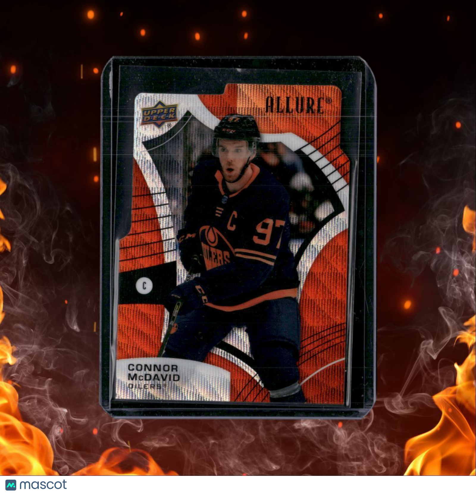2021-22 Upper Deck Allure Connor McDavid Orange Slice #97