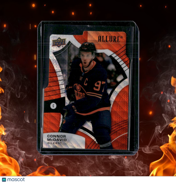 2021-22 Upper Deck Allure Connor McDavid Orange Slice #97