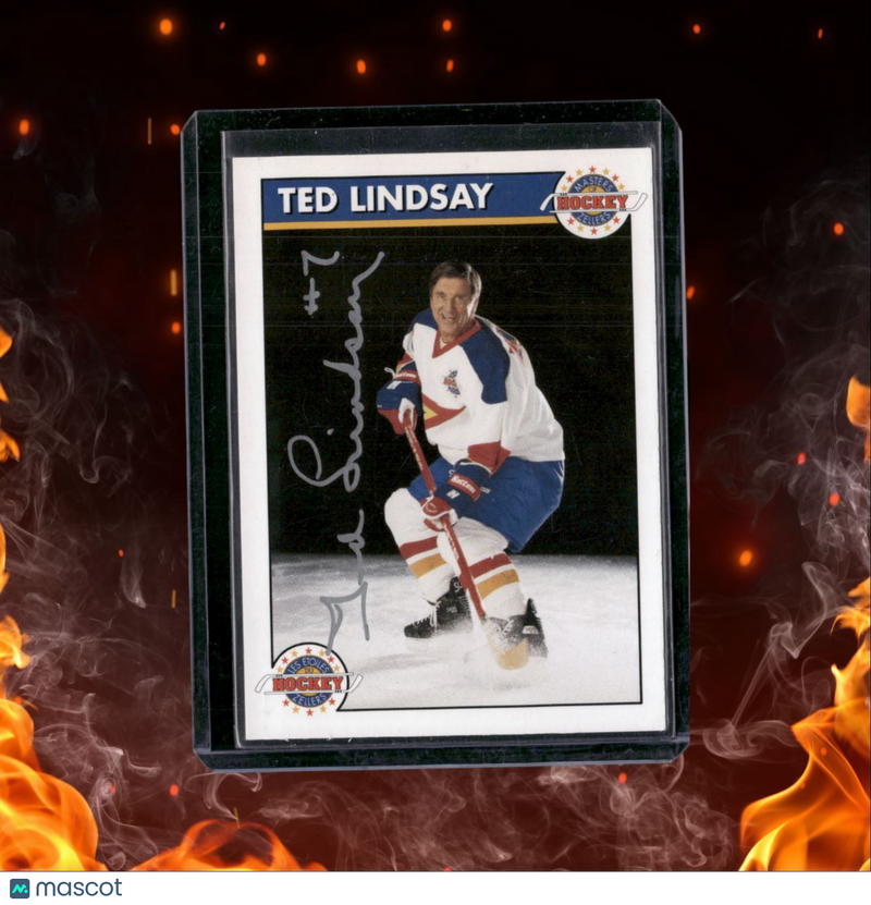 1993-94 Masters of Hockey Signature Series Ted Lindsay