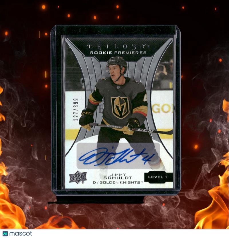 2019-20 Upper Deck Trilogy Jimmy Schuldt Premieres Level 1 Rookie Auto 127/399