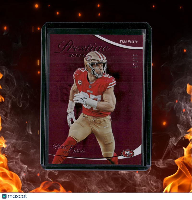 2023 Panini Prestige Nick Bosa PinkXtra Points 10/25