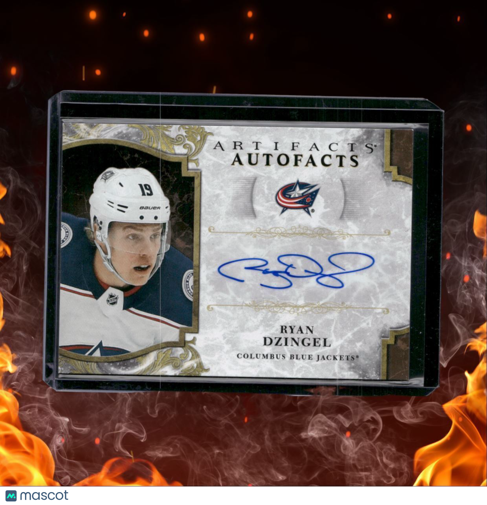 2019-20 Upper Deck Artifacts Ryan Dzingel Autofacts Auto #A-RD
