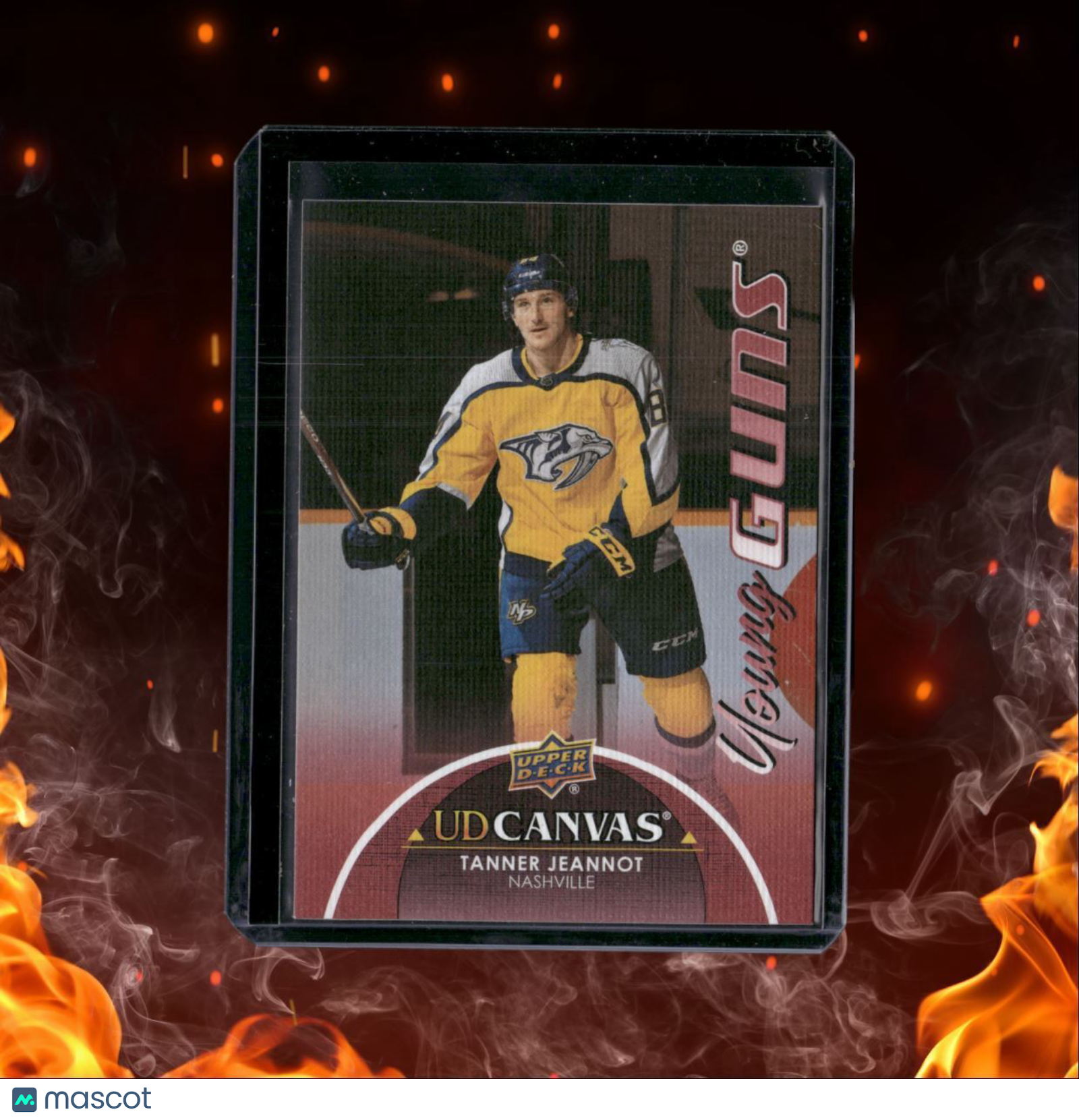 2021-22 Upper Deck UD Canvas Tanner Jeannot Young Guns Rookie #C94
