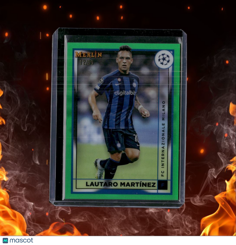 2022 Topps Merlin Chrome Lautaro Martínez 12/99