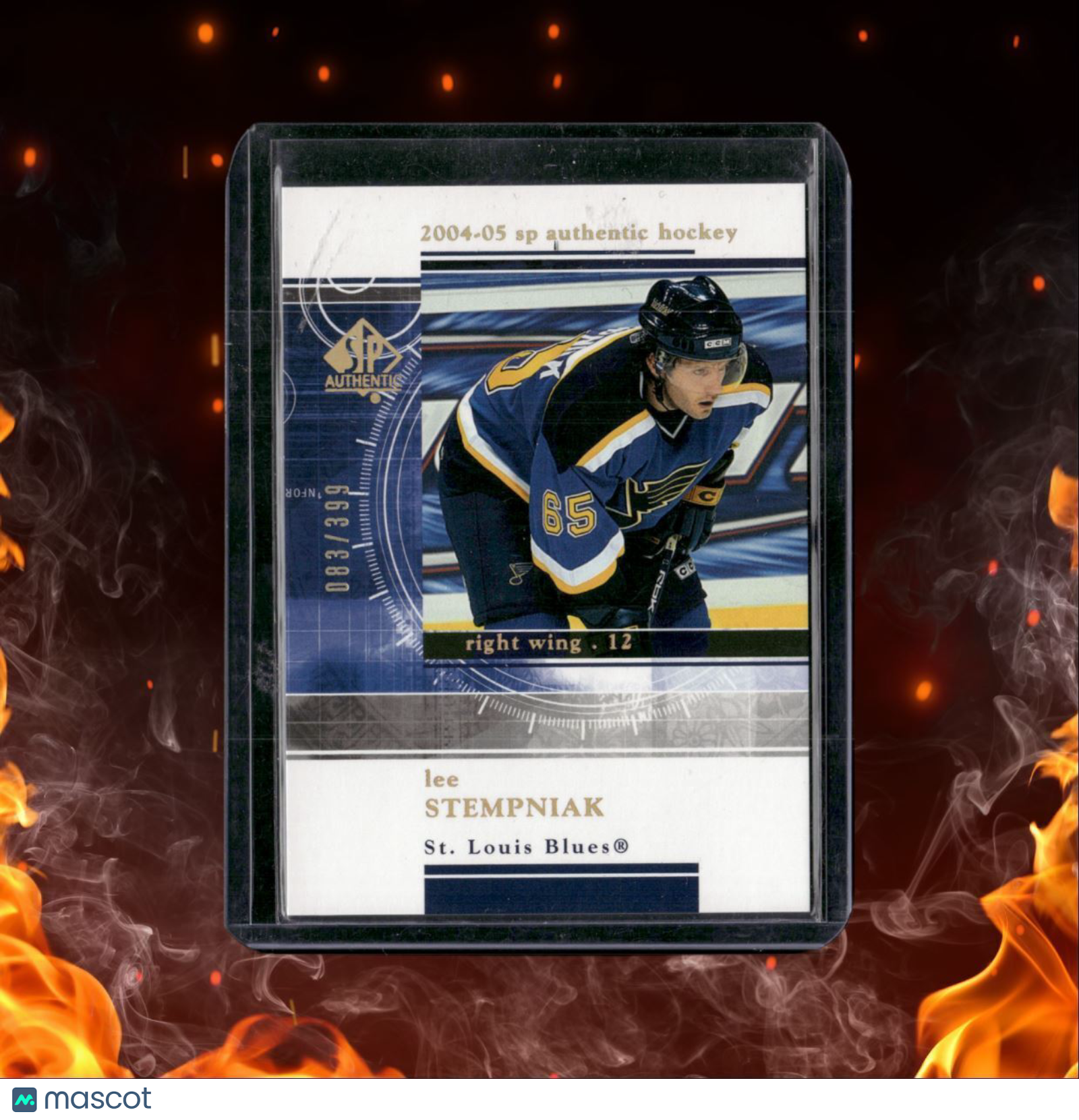 2004-05 SP Authentic Lee Stempniak Rookie Redemptions Rookie 083/399 #RR34