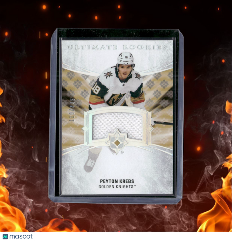 2020-21 Upper Deck Ultimate Peyton Krebs Jersey 119/449