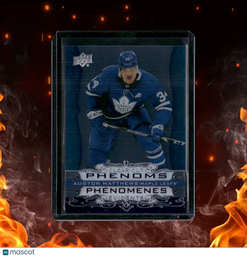 2020-21 Upper Deck Tim Hortons Auston Matthews Clear Cut Phenoms