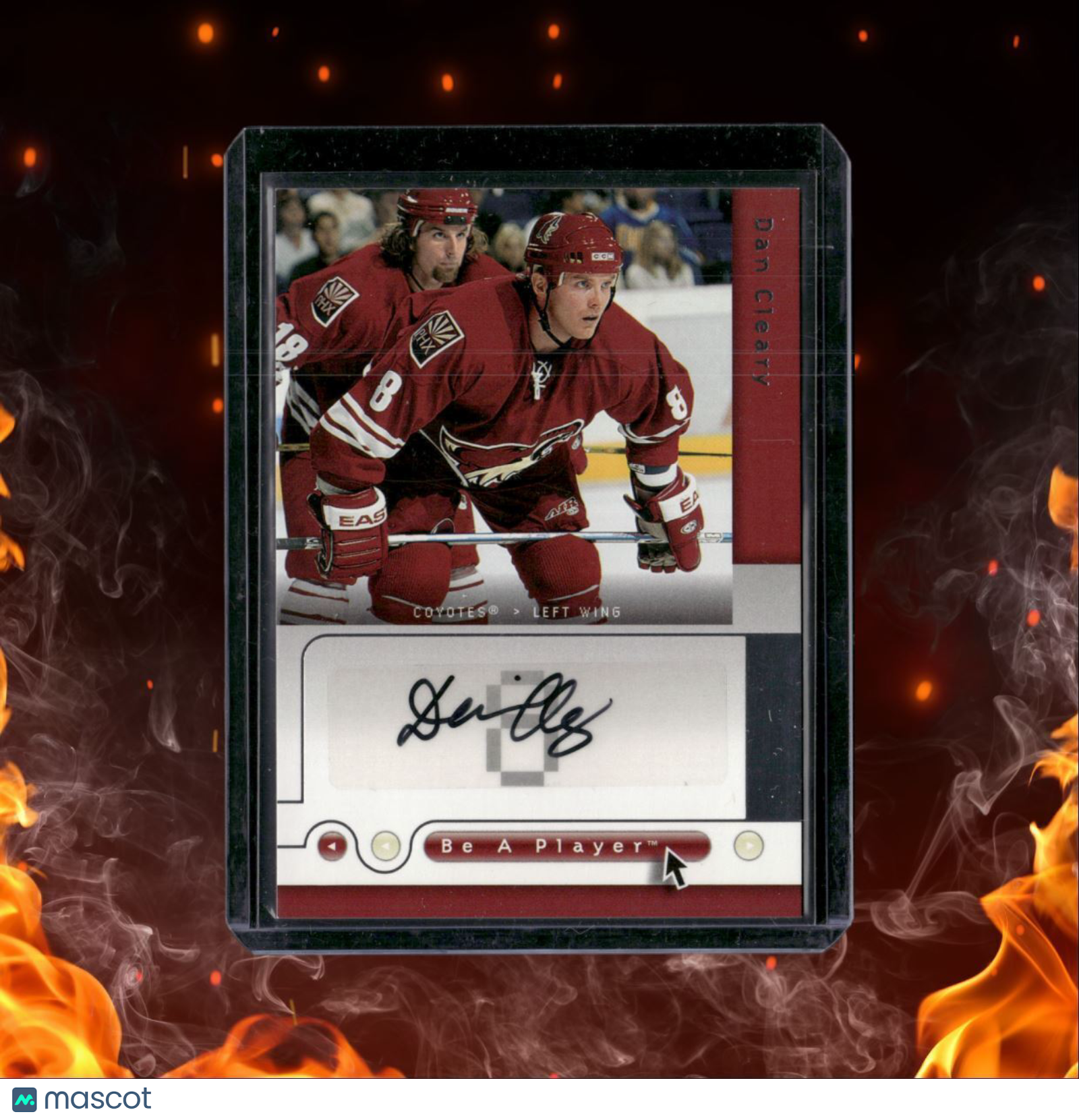 2005-06 Upper Deck Be a Player Signature Daniel Cleary Auto #DC
