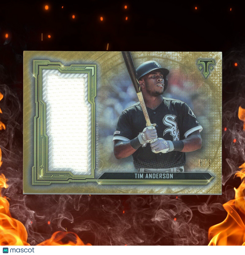 2020 Topps Triple Threads TIM ANDERSON Jersey Jumbo Relic /9 Gold