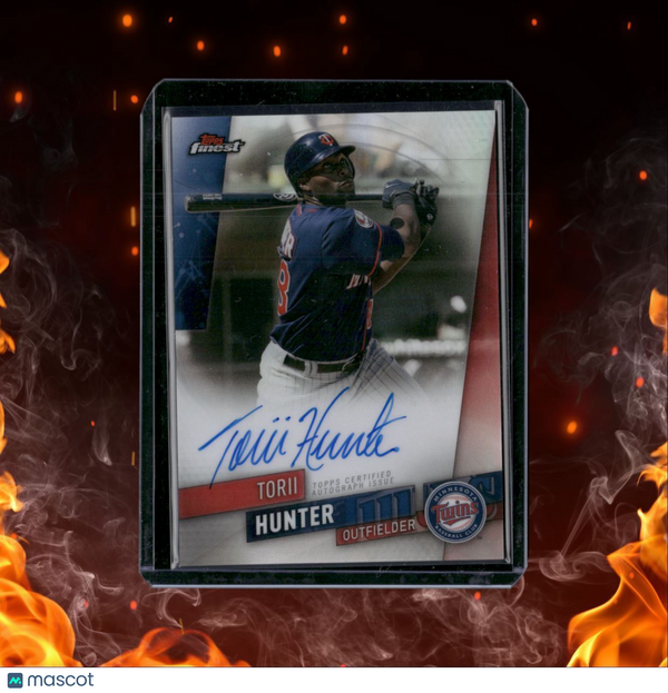 2019 Topps Finest Torii Hunter Auto #FA-THU