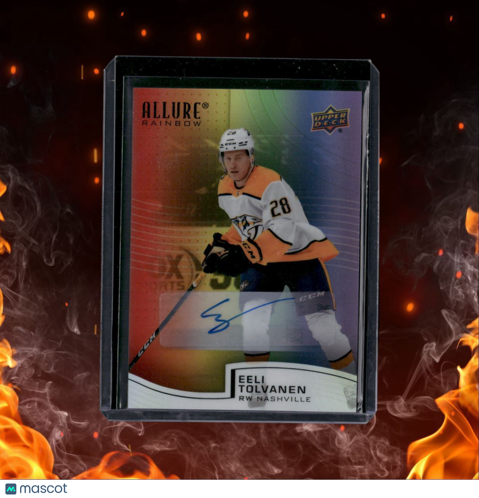 2021-22 Upper Deck Allure Eeli Tolvanen Full Rainbow Auto Auto #R-57