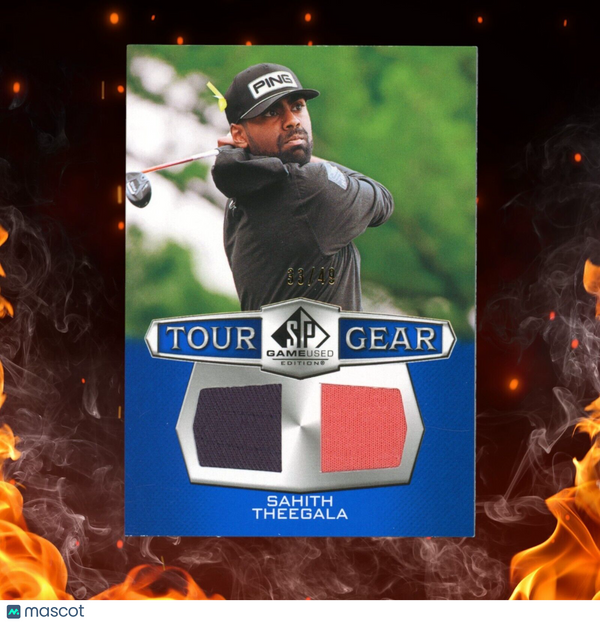 2024 UD SP Game Used Golf SAHITH THEEGALA Tour Gear Relic #TG-ST