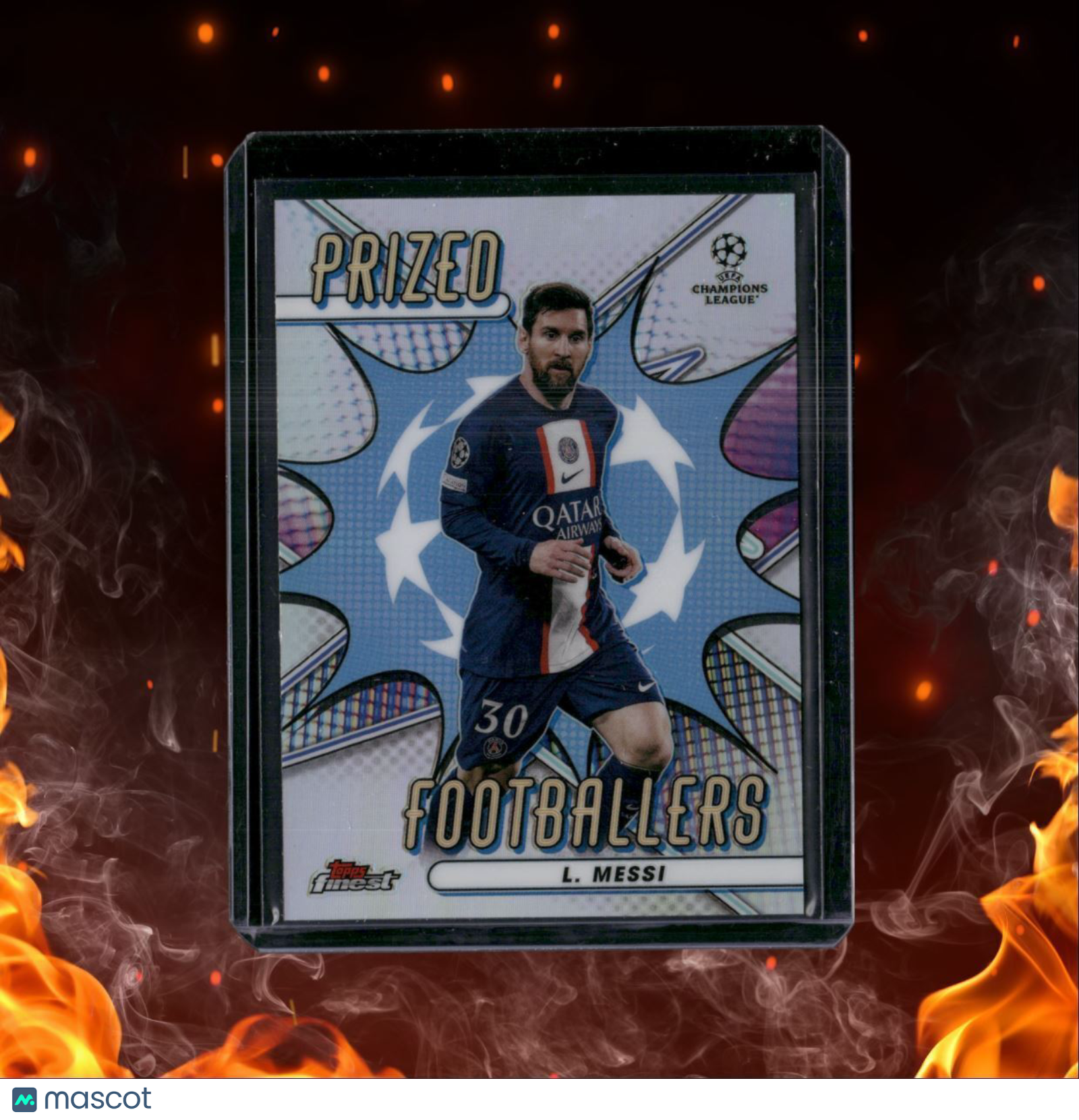 2022 Topps Finest Lionel Messi Prized Footballers #PF-9