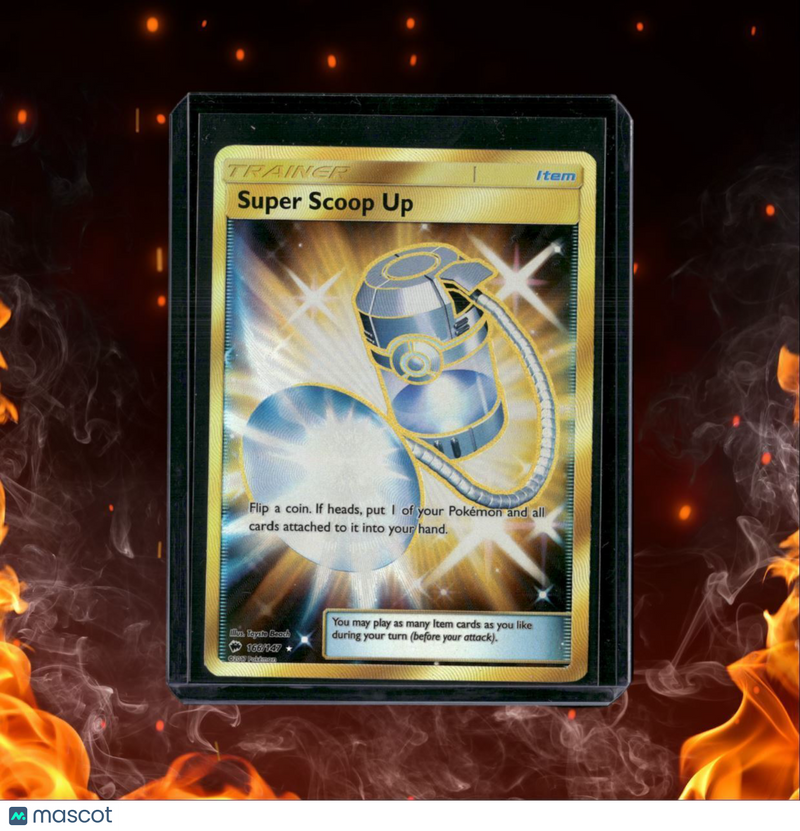 2017 Pokemon Burning Shadows Super Scoop Up Secret Rare LP