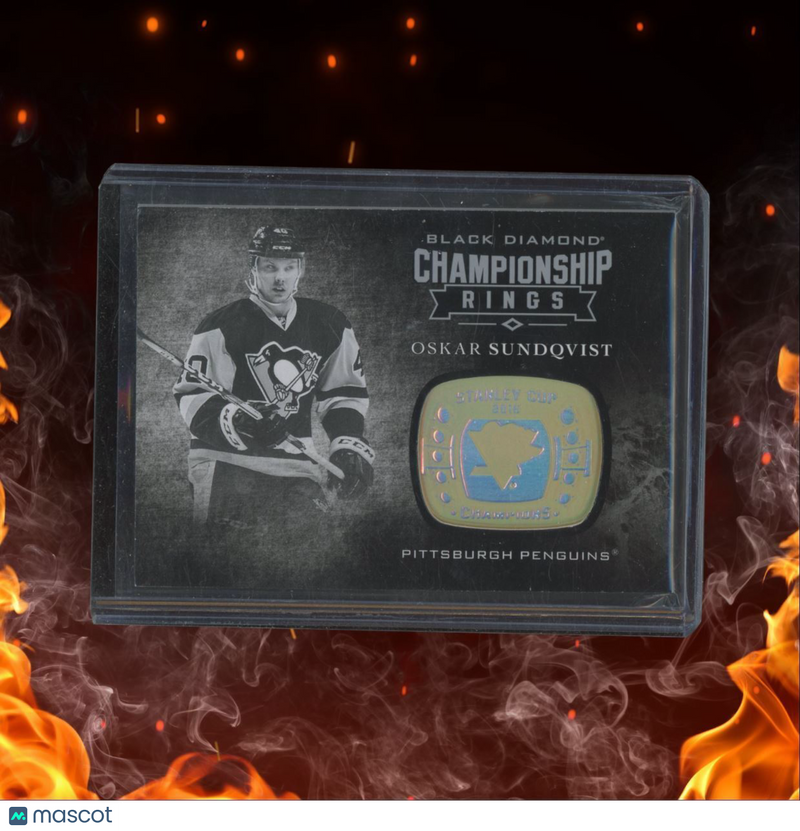 2016-17 Upper Deck Black Diamond Oskar Sundqvist Championship Rings