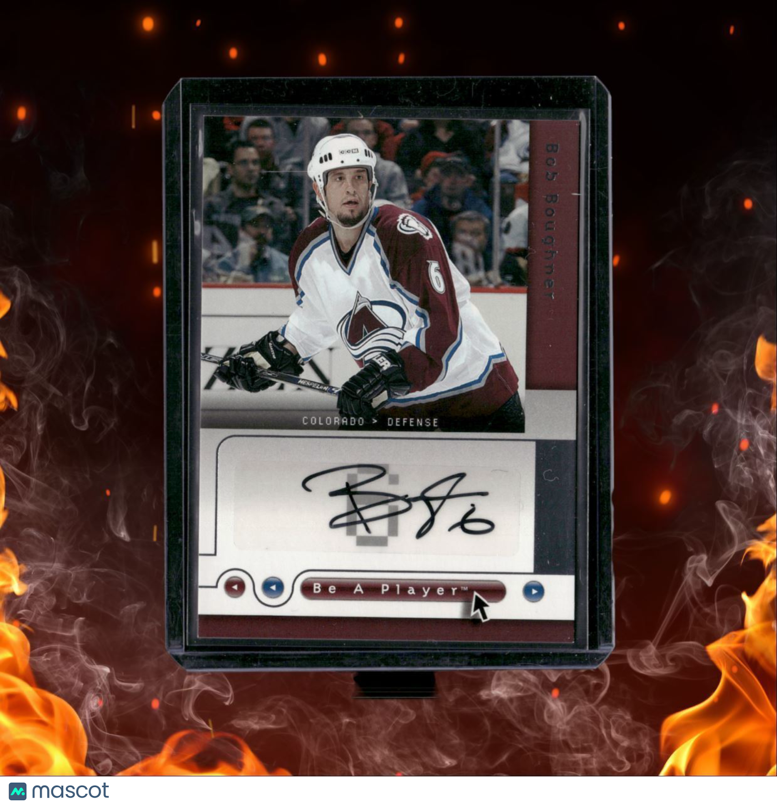 2005-06 Upper Deck Be a Player Signature Bob Boughner Auto #BO