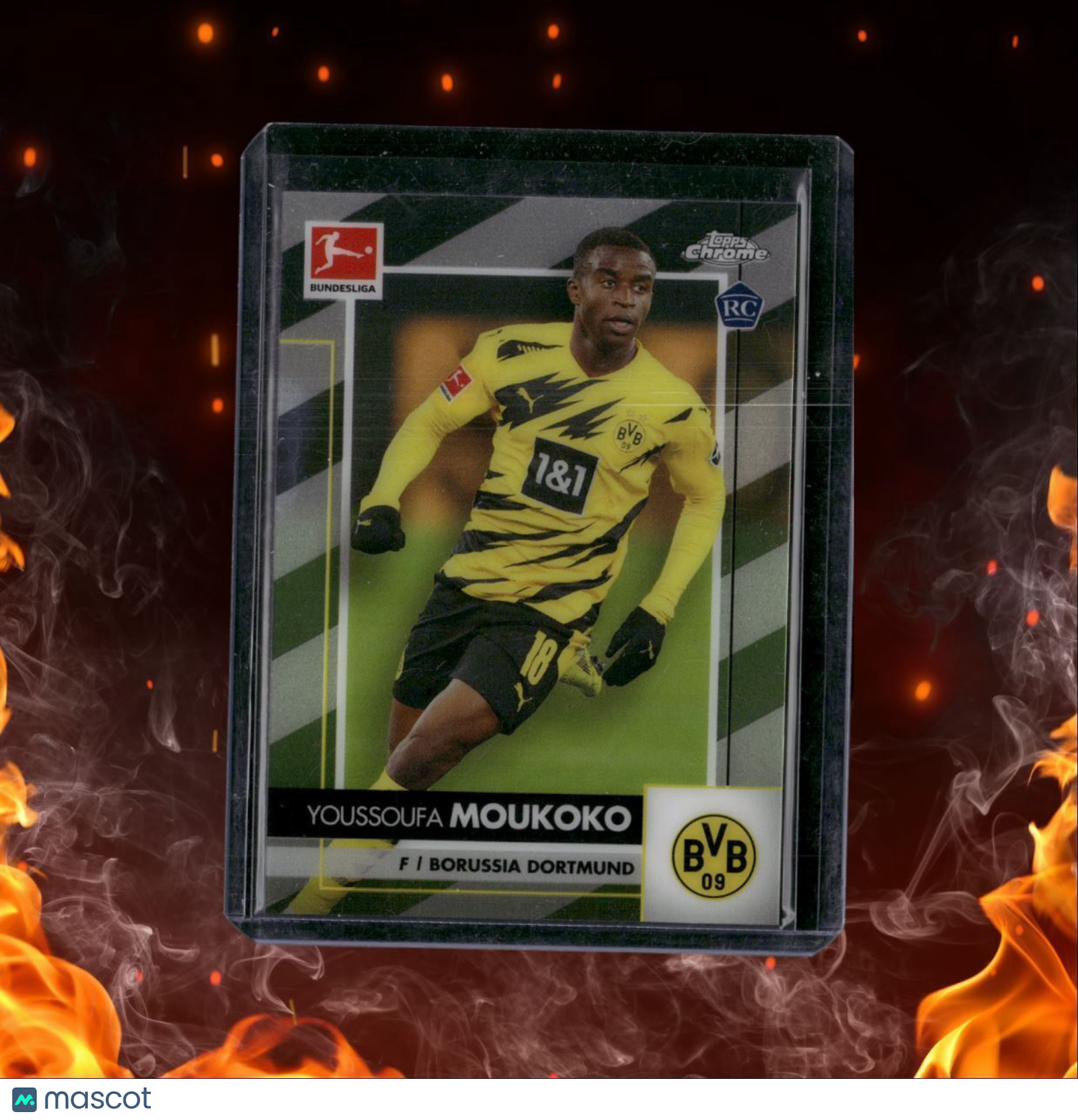 2020 Topps Chrome Youssoufa Moukoko Rookie #29