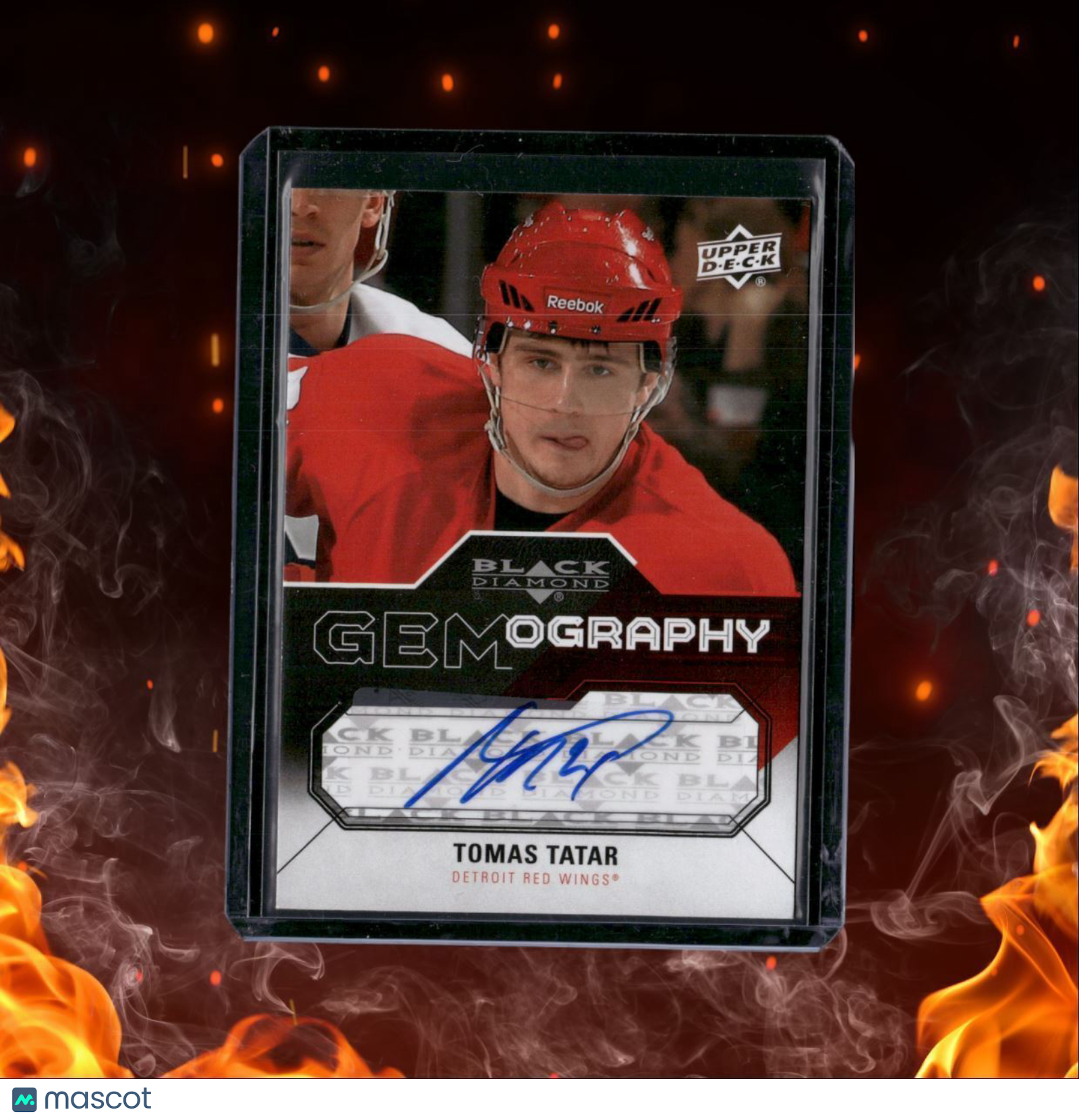 2011-12 Upper Deck Black Diamond Tomas Tatar Gemography Auto #GEM-TT