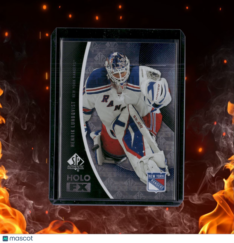 2010-11 SP Authentic Henrik Lundqvist Holo FX