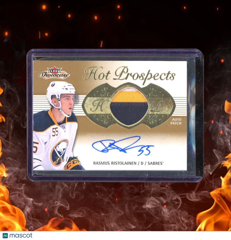 2013-14 Fleer Showcase Rasmus Ristolainen Hot Prospects Rookie Auto 285/375