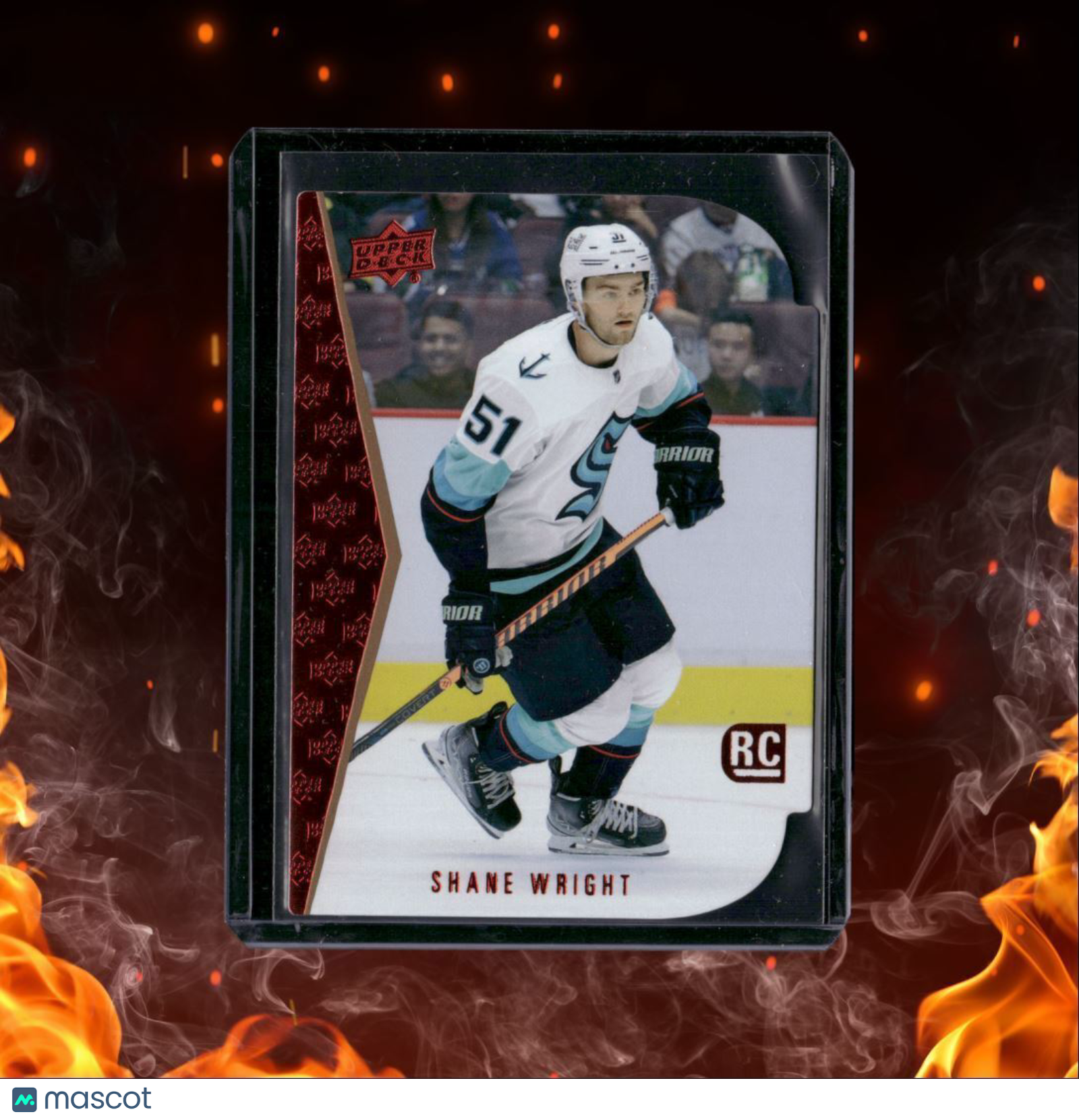 2022-23 Upper Deck Shane Wright Red Die-Cut Rookie #RDT-19