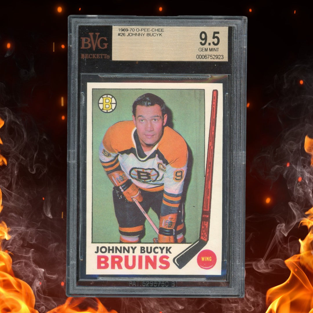 1969-70 O-Pee-Chee Johnny Bucyk BVG 9.5 #26 (POP 1 None Higher)