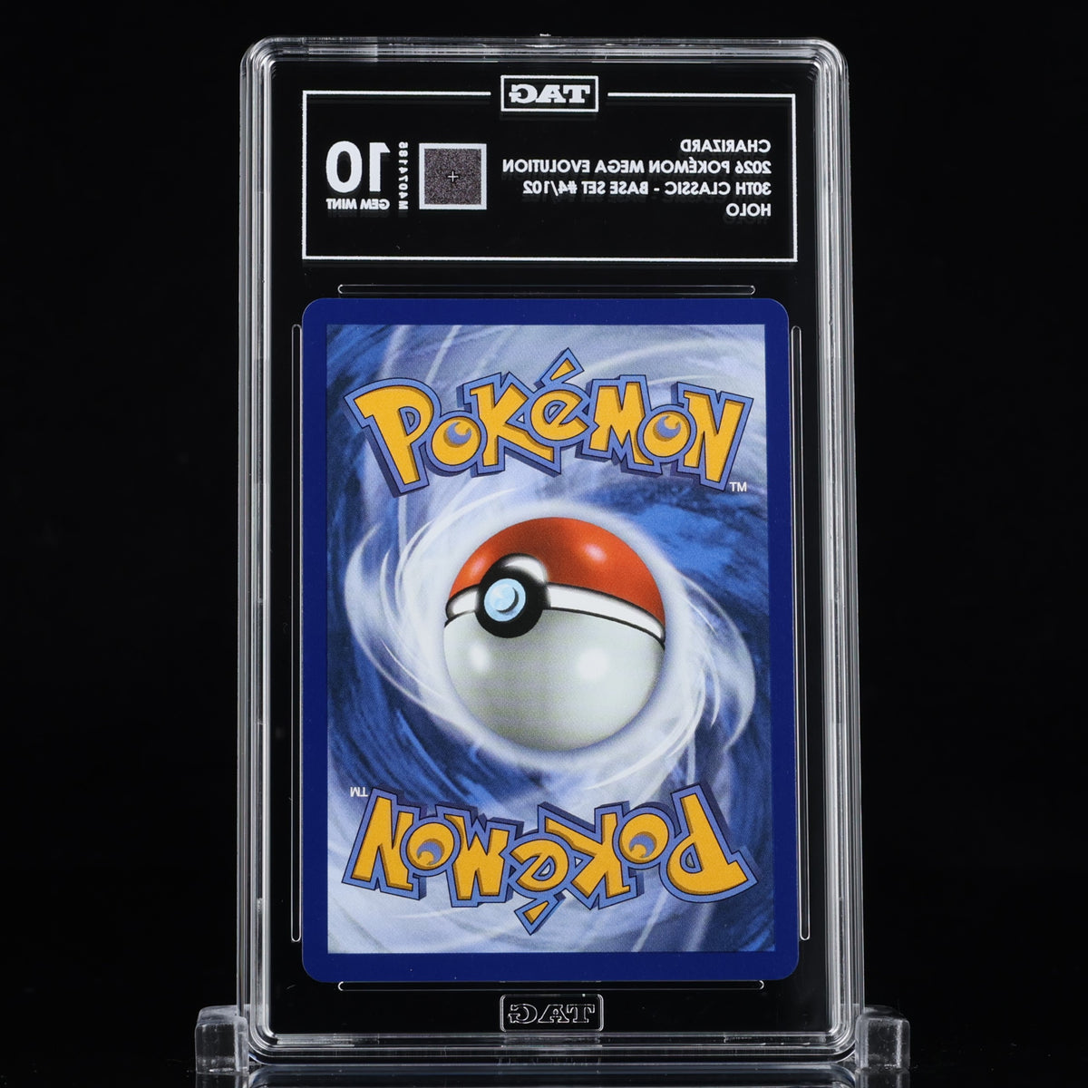 2026 Pokemon 30th Celebration Charizard 4/102 Classic Collection TAG 10