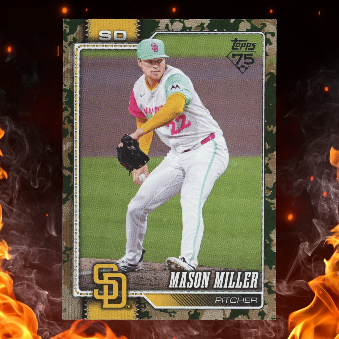2026 Topps Series 1 Mason Miller Camo /25 #179