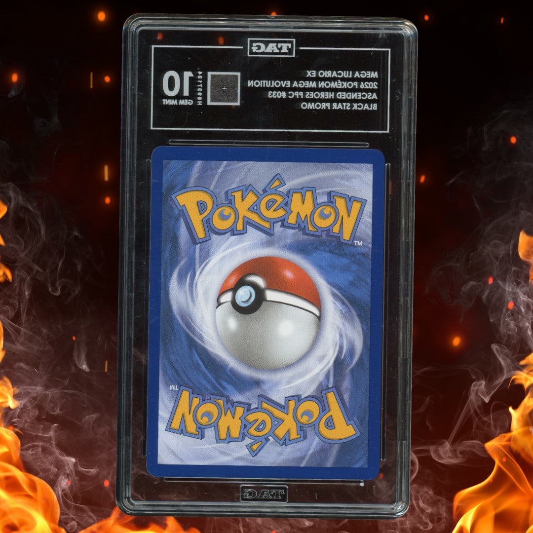 Pokemon Mega Evolution Ascended Heroes Mega Lucario ex Promo TAG 10 #33