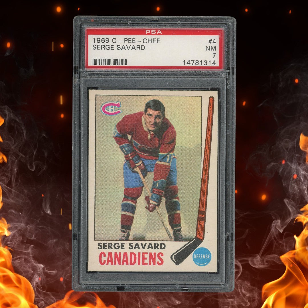 1969-70 O-Pee-Chee Serge Savard PSA 7 #4