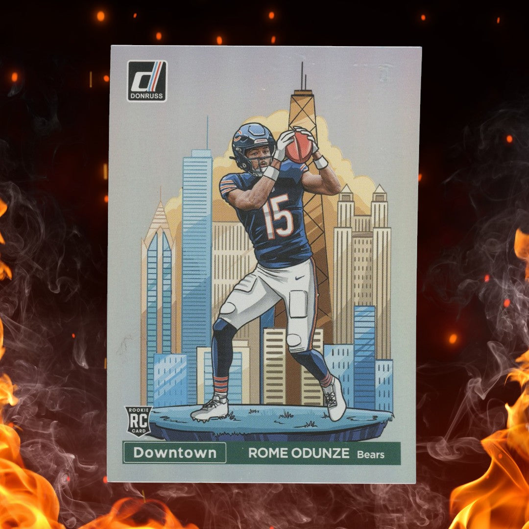 2024 Panini Donruss Rome Odunze Downtown Rookie #15
