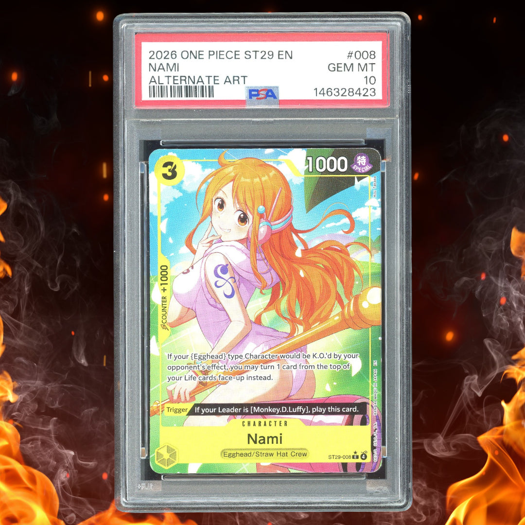 2026 One Piece Egghead Nami Alternate Art #ST29-008 PSA 10