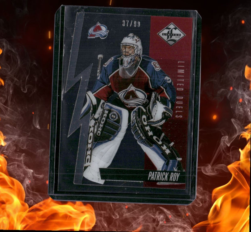 2012-13 Panini Limited Patrick Roy Limited Duels Silver 37/99