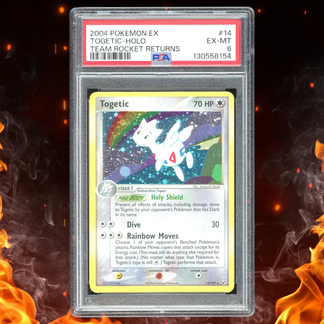 2004 Pokemon Team Rocket Returns Togetic Holo Rare #14/109 PSA 6