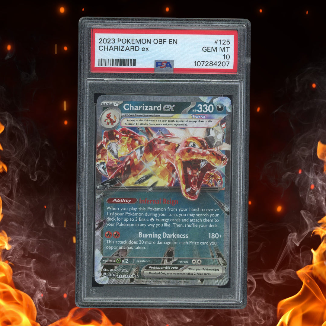 Pokemon Obsidian Flames Charizard ex 125/197 PSA 10