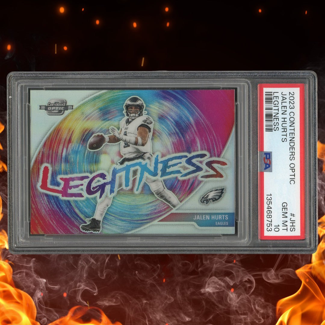 2023 Panini Contenders Optic Jalen Hurts Legitness #LEG-JHS PSA 10