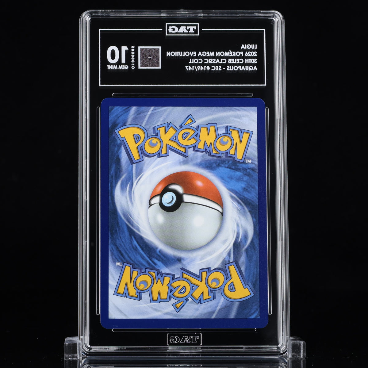 Pokemon 30th Celebration Lugia 149/147 Classic Collection TAG 10