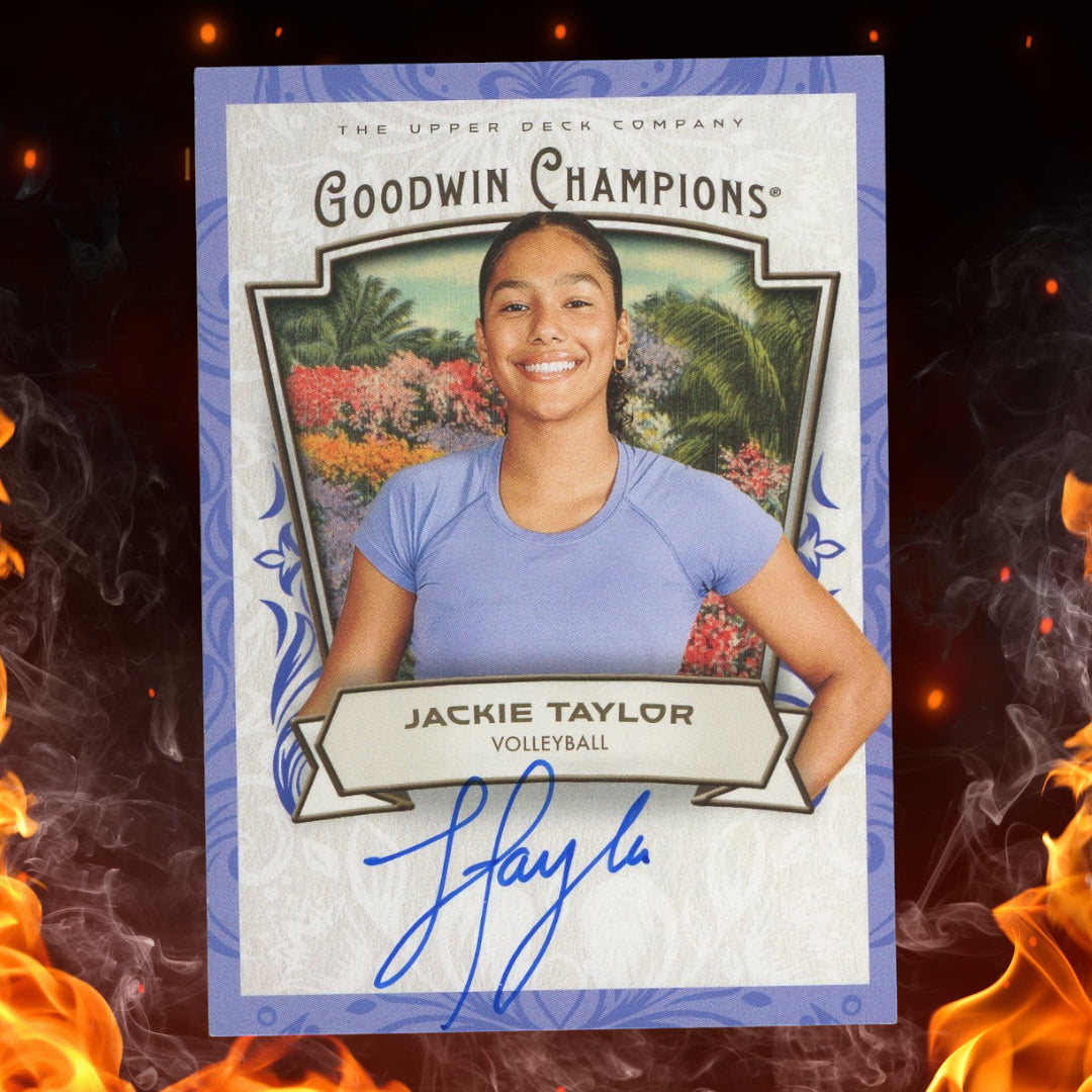 2026 Upper Deck Goodwin Champions Jackie Taylor Auto #A-JT