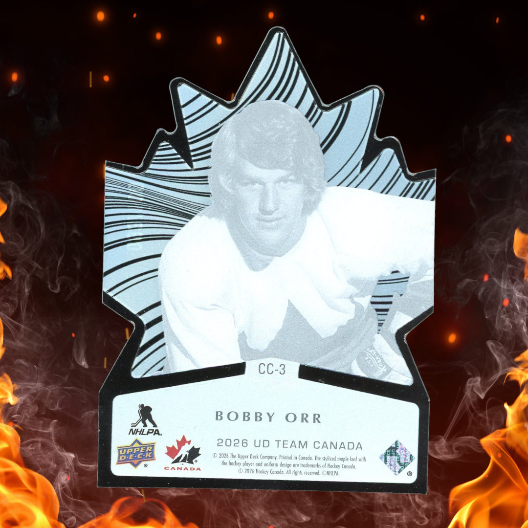 2026 Upper Deck Team Canada Bobby Orr Honoured Members Clear Cut /100 #CC-3