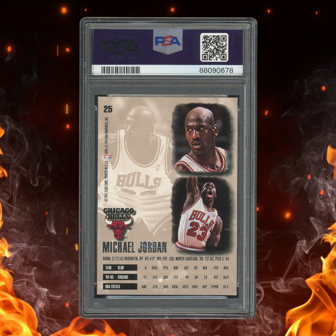 1995 Ultra Michael Jordan Gold Medallion #25 PSA 7
