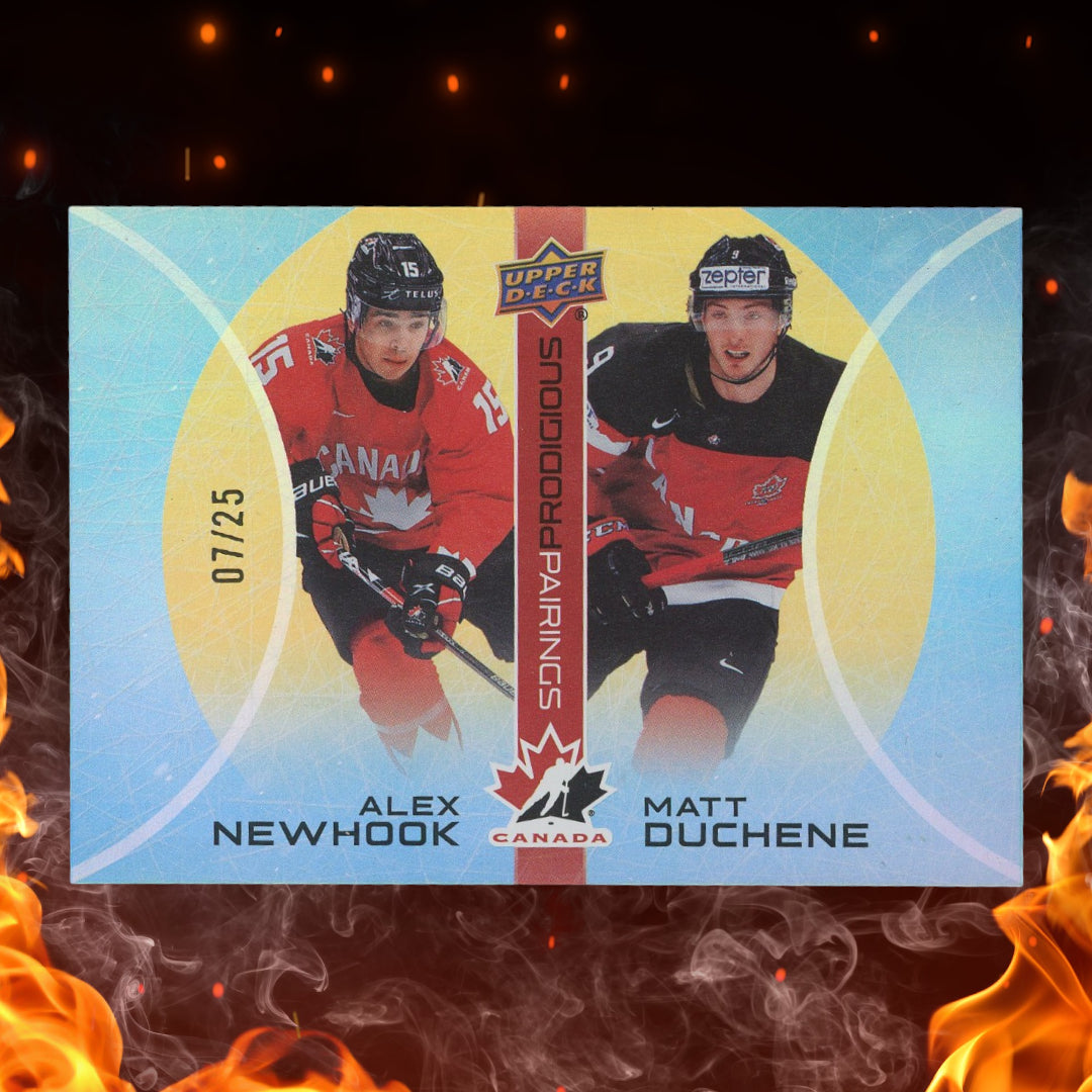 2026-27 UD Team Canada Alex Newhook Matt Duchene PP Gold /25 #PP-20
