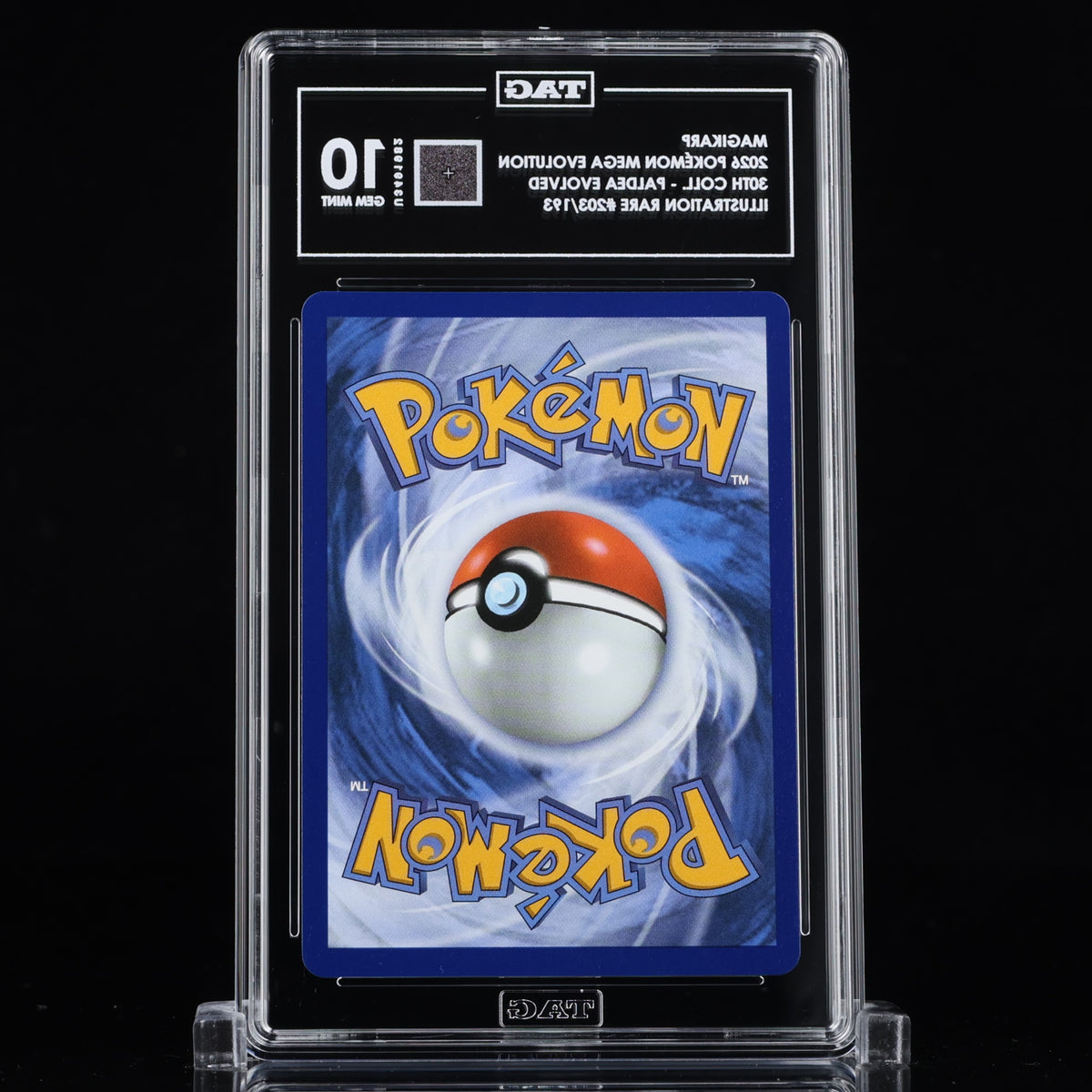 Pokemon 30th Celebration Magikarp 203/193 Classic Collection TAG 10