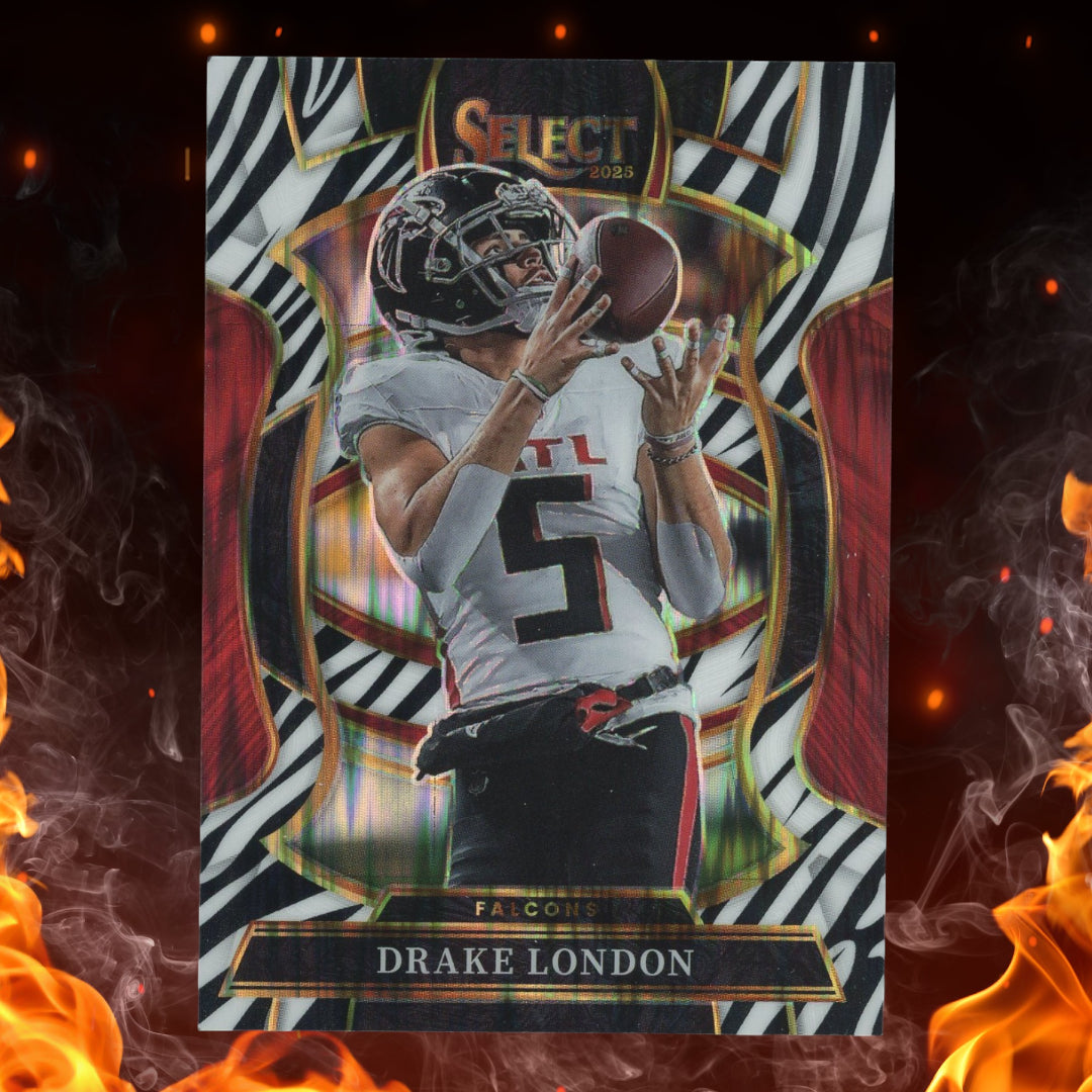 2025 Panini Select Drake London Zebra Concourse #47