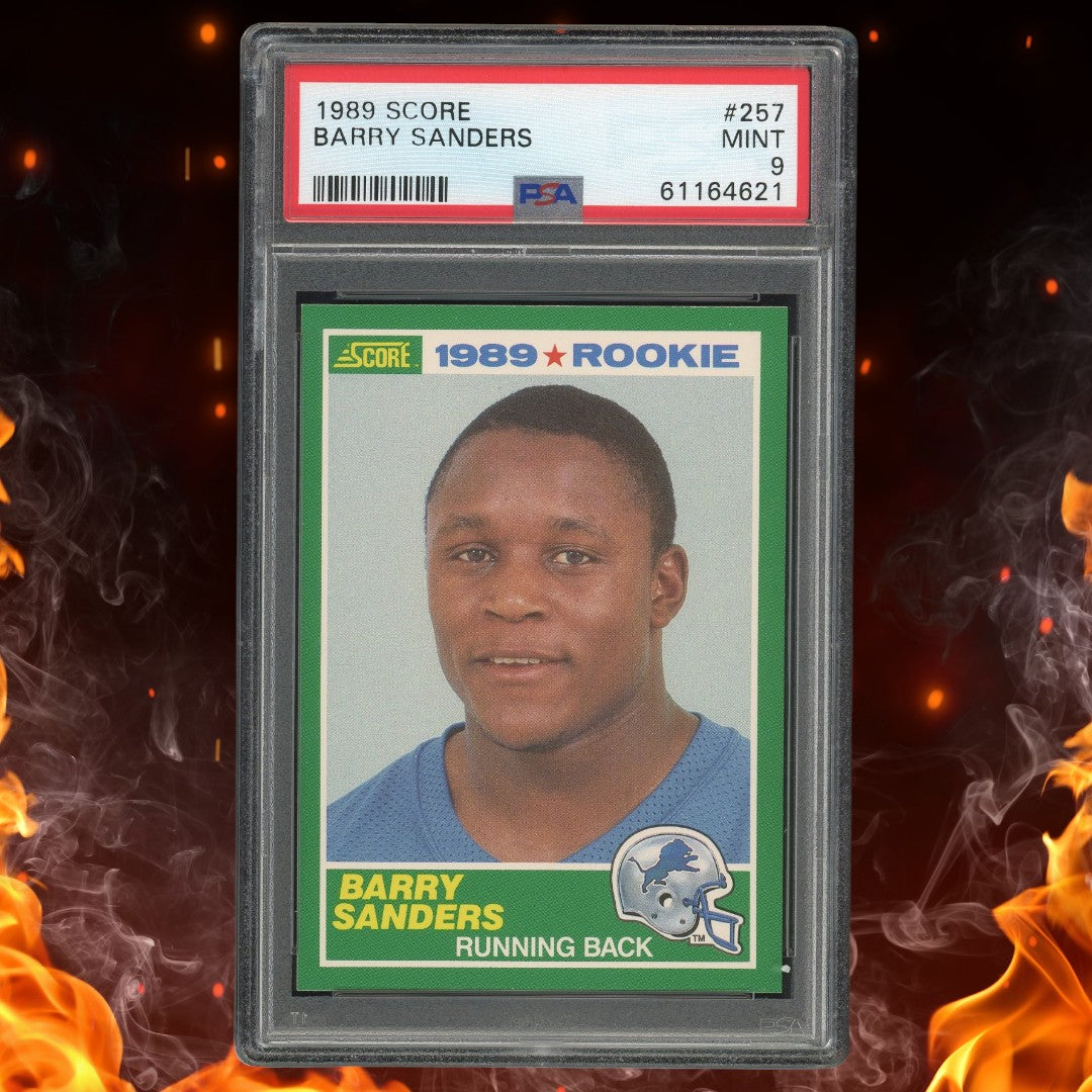 1989 Score Barry Sanders Rookie PSA 9 #257