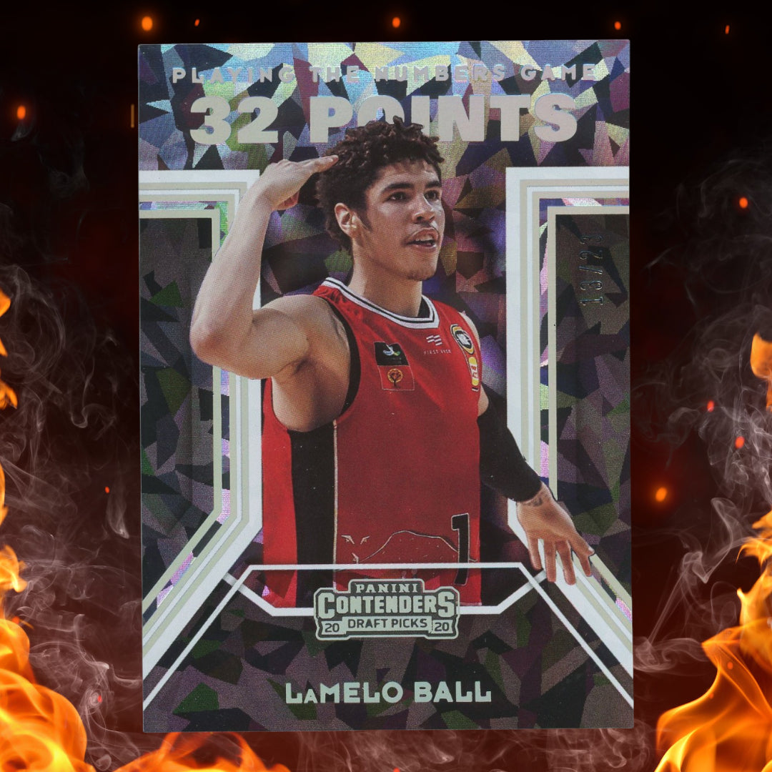 2020-21 Panini Contenders DP LaMelo Ball Playing the Numbers Game Rookie #4