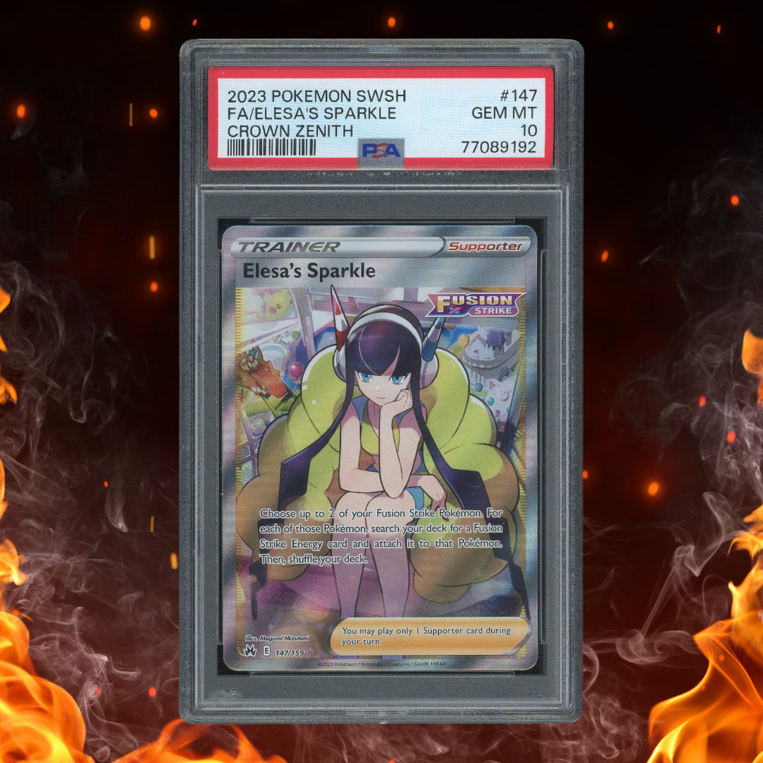 Pokemon Crown Zenith Elesa's Sparkle 147/159 Full Art PSA 10